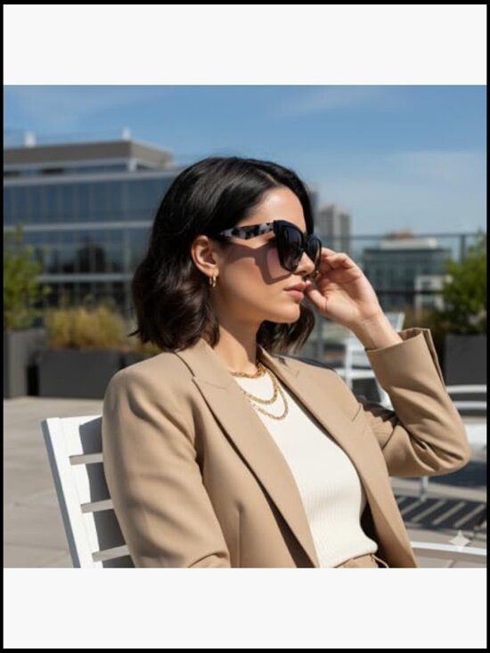 Cat Eye Polarized Sunglasses UV 400 Protection Acetate Frame main image 6